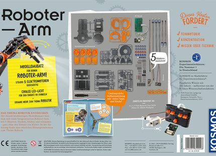 KOSMOS 620028 - Roboter Arm, Modellbausatz, Motoren, Experimentierkasten