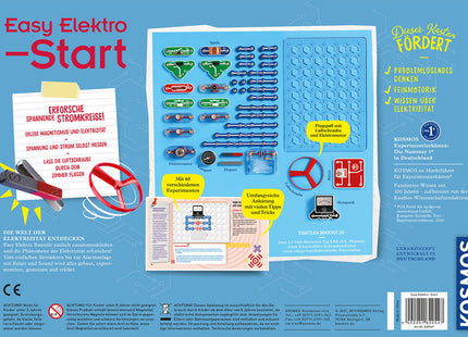 KOSMOS 620547 - Easy Elektro, Start, Stromkreise mit Motor und Messgerät, Experimentierkasten,