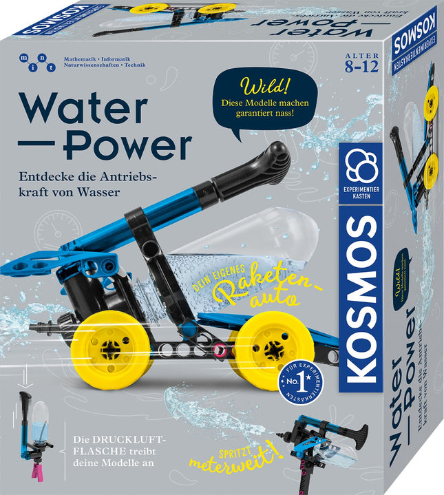 KOSMOS 620660 - Water Power, Wasserkraft und Druckluft, Experimentierkasten