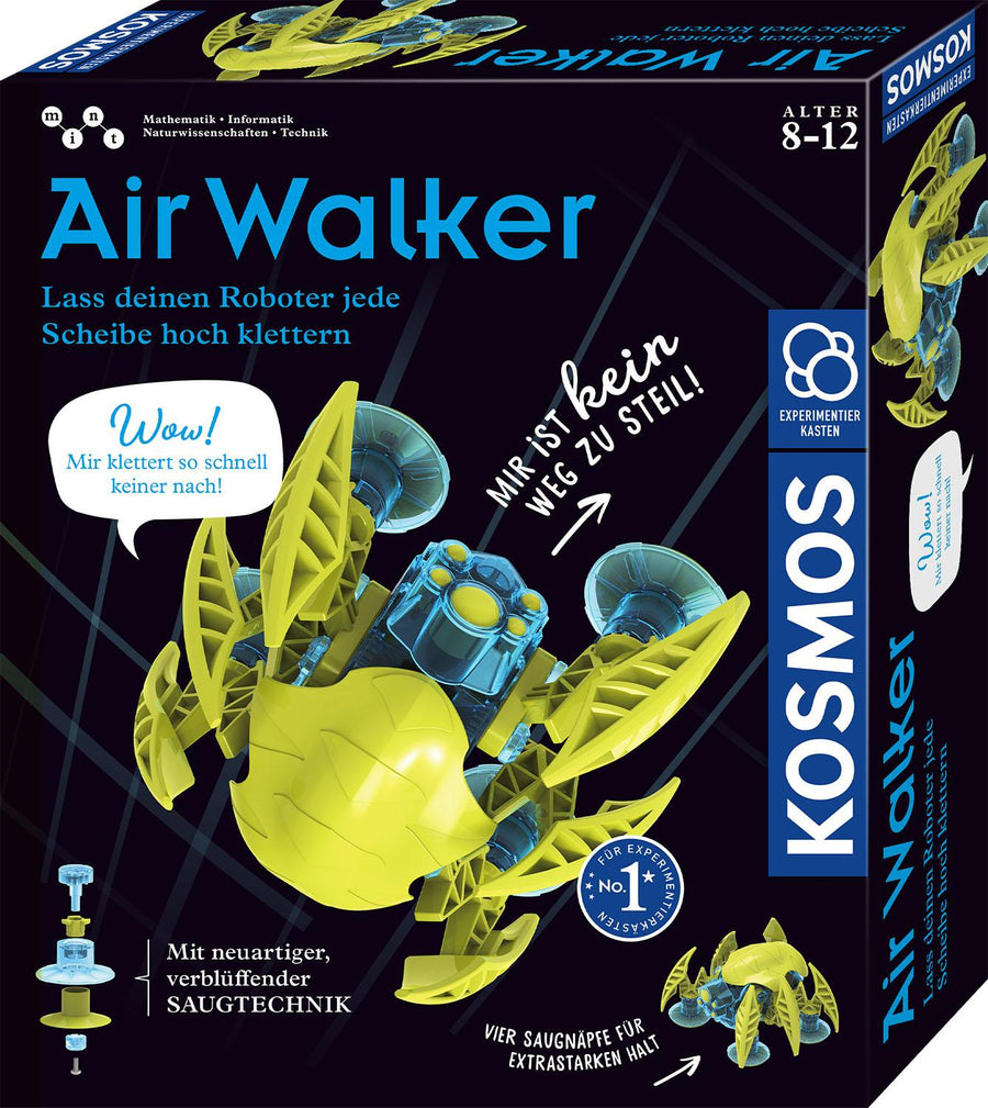 Air Walker - Lass deinen Roboter jede Scheibe hochklettern - Experimentierkasten