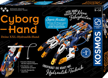 Cyborg-Hand - Deine XXL-Hydraulik-Hand - Experimentierkasten