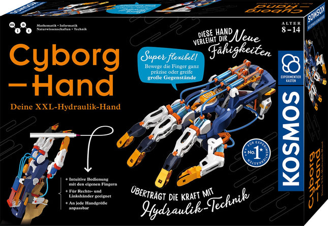 Cyborg-Hand - Deine XXL-Hydraulik-Hand - Experimentierkasten