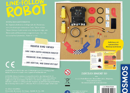 Line-Follow Robot - Baue deinen eigenen Linienfolge-Roboter - Experimentierkasten