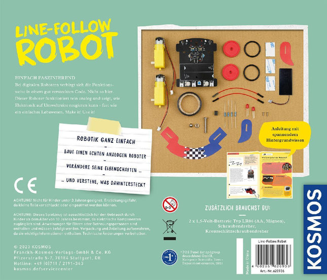 Line-Follow Robot - Baue deinen eigenen Linienfolge-Roboter - Experimentierkasten