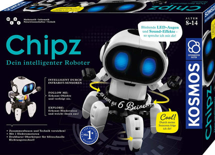 Kosmos 621001 - Chipz - Dein intelligenter Roboter, mit 6 Beinen, Experimentierkasten