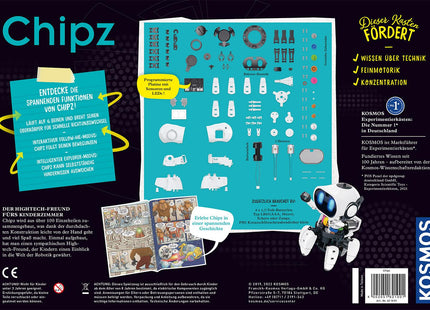 Kosmos 621001 - Chipz - Dein intelligenter Roboter, mit 6 Beinen, Experimentierkasten