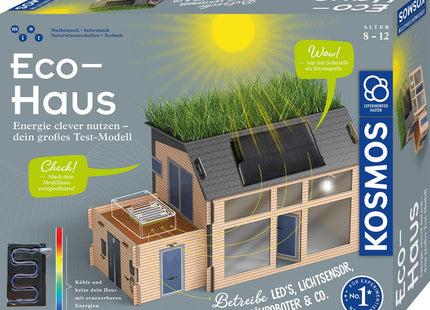 KOSMOS 621070 - Eco-Haus, Hausmodell mit regenerativer Energie, MINT-Experimentierkasten