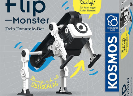 KOSMOS 621223 - Flip-Monster, Dynamic-Bot, Roboter-Bausatz, MINT-Experimentierkasten