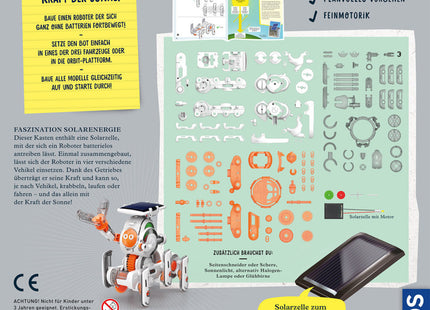 KOSMOS 621247 - Solar-Bots, Dynamic-Bot, Solar-Roboter-Bausatz, MINT-Experimentierkasten