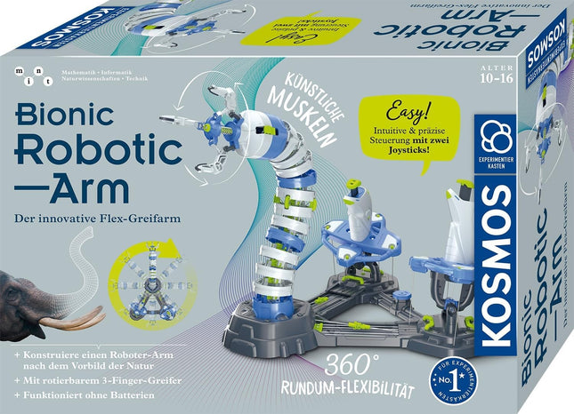 KOSMOS 621278 - Bionic Robotic Arm - Der innovative Flex-Greifarm, Experimentierkasten, mint