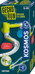KOSMOS 621292 - Gecko Run, Kugelbahn Flex Corner Erweiterung, MINT Experimentierkasten
