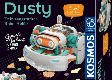 KOSMOS 621322 - Dusty-Dein saugstarker Robo-Helfer, Staubsaugerroboter, Experimentierkasten mint