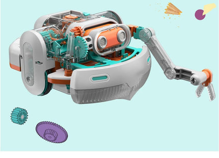 KOSMOS 621322 - Dusty-Dein saugstarker Robo-Helfer, Staubsaugerroboter, Experimentierkasten mint