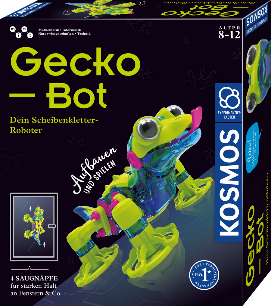 KOSMOS Gecko-Bot – kletternder Roboter-Bausatz