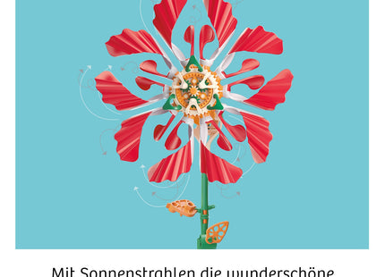 KOSMOS Solar-Flower – Solar-Experimentierkasten ab 8 Jahren – Fertig zusammengebaute Solarblume