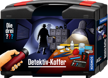 KOSMOS Die drei ??? Detektiv-Koffer ab 8 Jahren – Originalverpackung und Aufbewahrungskoffer