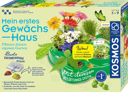 KOSMOS 632083 - Mein erstes Gewächshaus, mint, Experimentierkasten