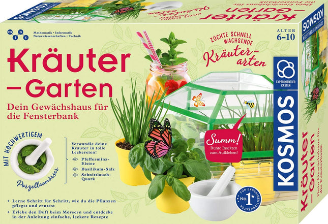 Kräuter-Garten - Das Gewächshaus für die Fensterbank - Experimentierkasten