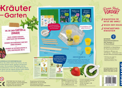 Kräuter-Garten - Das Gewächshaus für die Fensterbank - Experimentierkasten