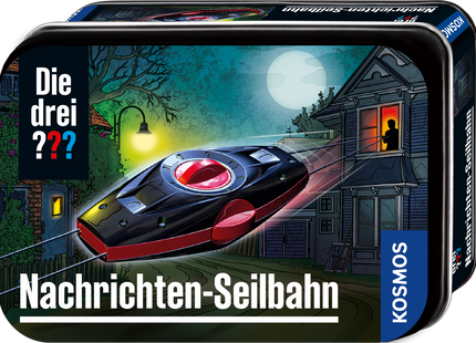 KOSMOS Die drei ??? Nachrichten-Seilbahn ab 8 Jahren – Originalverpackung der Nachrichten-Seilbahn