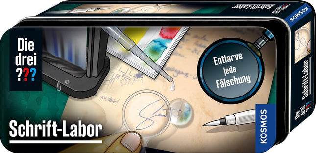 KOSMOS 632588 - Die drei ??? Schrift-Labor, Experimentierkasten