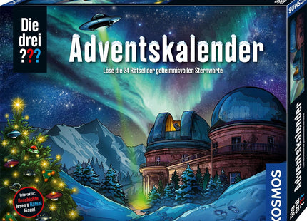 KOSMOS 632656 - Die drei ??? Adventskalender 2025, Löse die 24 Rätsel der geheimnisvollen Sternwarte