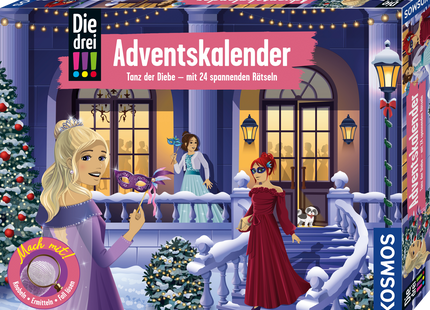 Die drei !!! Adventskalender 2026 – Tanz der Diebe – Originalverpackung der Ausgabe 2026 Tanz der Diebe