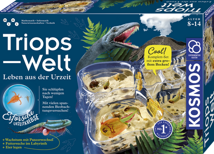 KOSMOS Triops-Welt – Urzeitkrebse züchten ab 8 Jahren – Originalverpackung von Triops-Welt für Kinder von 8 bis 14 Jahren