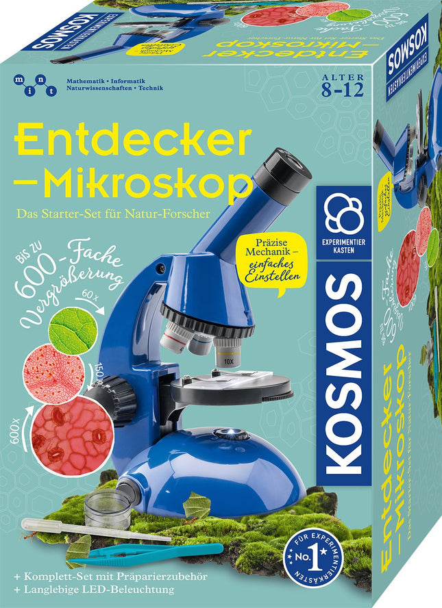 Entdecker-Mikroskop - Starter-Set für Natur-Forscher - Experimentierkasten