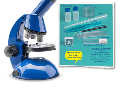 Entdecker-Mikroskop - Starter-Set für Natur-Forscher - Experimentierkasten