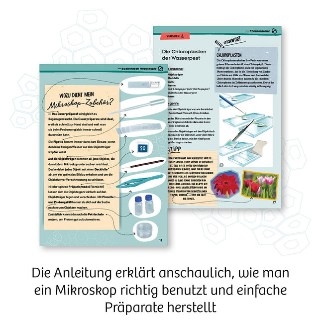 Entdecker-Mikroskop - Starter-Set für Natur-Forscher - Experimentierkasten