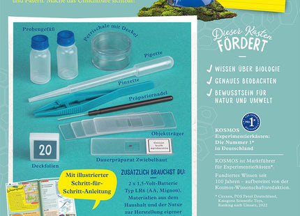 Entdecker-Mikroskop - Starter-Set für Natur-Forscher - Experimentierkasten