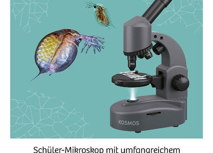 KOSMOS 636098 - Mikroskop, Schüler-Mikroskop mit exakter Mechanik, MINT-Experimentierkasten