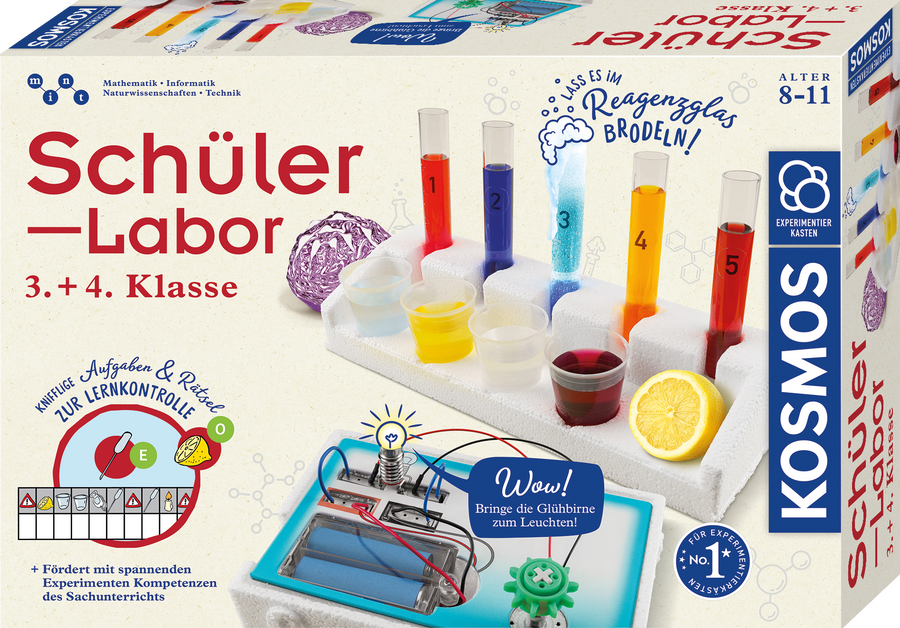 KOSMOS Schülerlabor 3. + 4. Klasse – Experimentierkasten