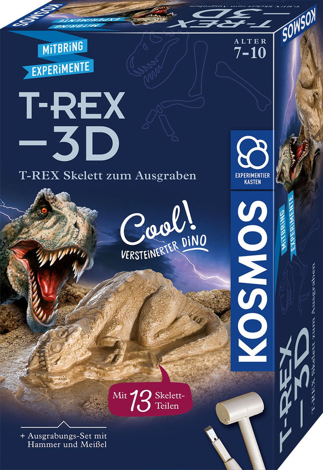 T-Rex 3D (Ausgrabungs-Set mit Werkzeug) - Experimentierkasten