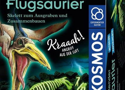 KOSMOS 63616 - Nachtleuchtender Flugsaurier, Dino-Ausgrabungs-Set, Experimentierkasten