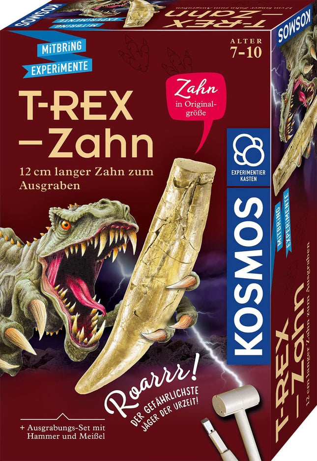 T-Rex-Zahn (Ausgrabungs-Set mit Werkzeug) - Experimentierkasten
