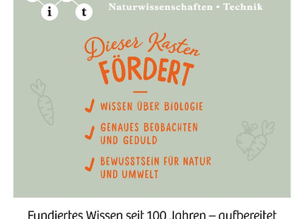 KOSMOS 637262 - Meine erste Farm, Mini-Hochbeet für die Fensterbank, Judith Rakers, MINT-Experimentierkasten