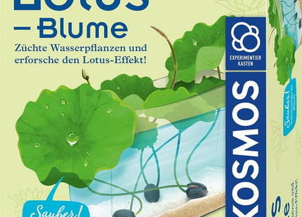 KOSMOS 637279 - Lotus-Blume, Züchte Wasserpflanzen und erforsche den Lotus-Effekt, MINT-Experimentierkasten