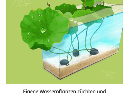 KOSMOS 637279 - Lotus-Blume, Züchte Wasserpflanzen und erforsche den Lotus-Effekt, MINT-Experimentierkasten