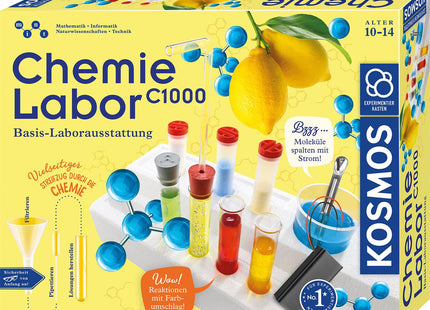KOSMOS 645540 - Chemielabor C1000, Basis Laborausstattung - Experimentierkasten