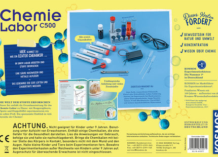 Kosmos 645571 - Chemielabor C 500 X - Experimentierkasten