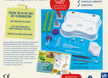 KOSMOS 645632 - Meine erste Labor-Station, Chemiebaukasten, MINT-Experimentierkasten ab 5 Jahren