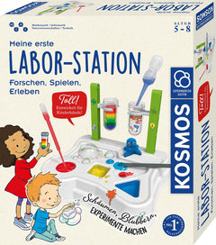 KOSMOS 645632 - Meine erste Labor-Station, Chemiebaukasten, MINT-Experimentierkasten ab 5 Jahren