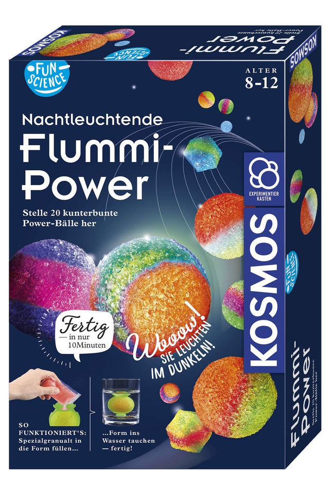 Nachtleuchtende Flummi-Power - Experimentierkasten