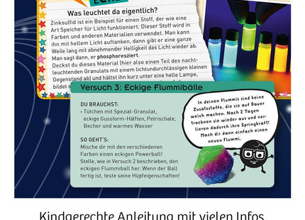 Nachtleuchtende Flummi-Power - Experimentierkasten