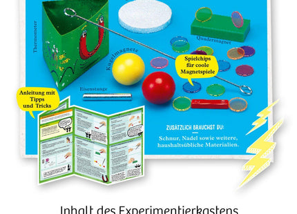 KOSMOS 654146 - Fun Science, Magie der Magnete, Kompass, Experimentierkasten
