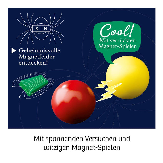 KOSMOS 654146 - Fun Science, Magie der Magnete, Kompass, Experimentierkasten
