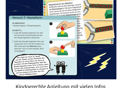 KOSMOS 654146 - Fun Science, Magie der Magnete, Kompass, Experimentierkasten