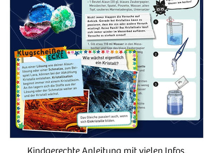 KOSMOS 654153 - Fun Science, Geheimnisvolle Kristallwelt, Kristalle züchten, Experimentierkasten